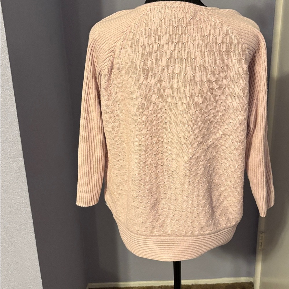 Woolrich Light Pink V-Neck Sweater - Picture 5 of 6